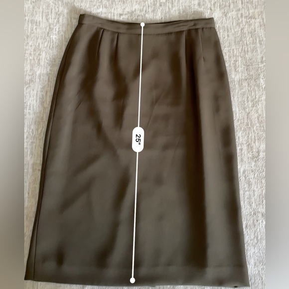 KASPER Women’s Two Piece Suit Jacket and Skirt Snake Skin Pattern Green Size 12 - Picture 14 of 15